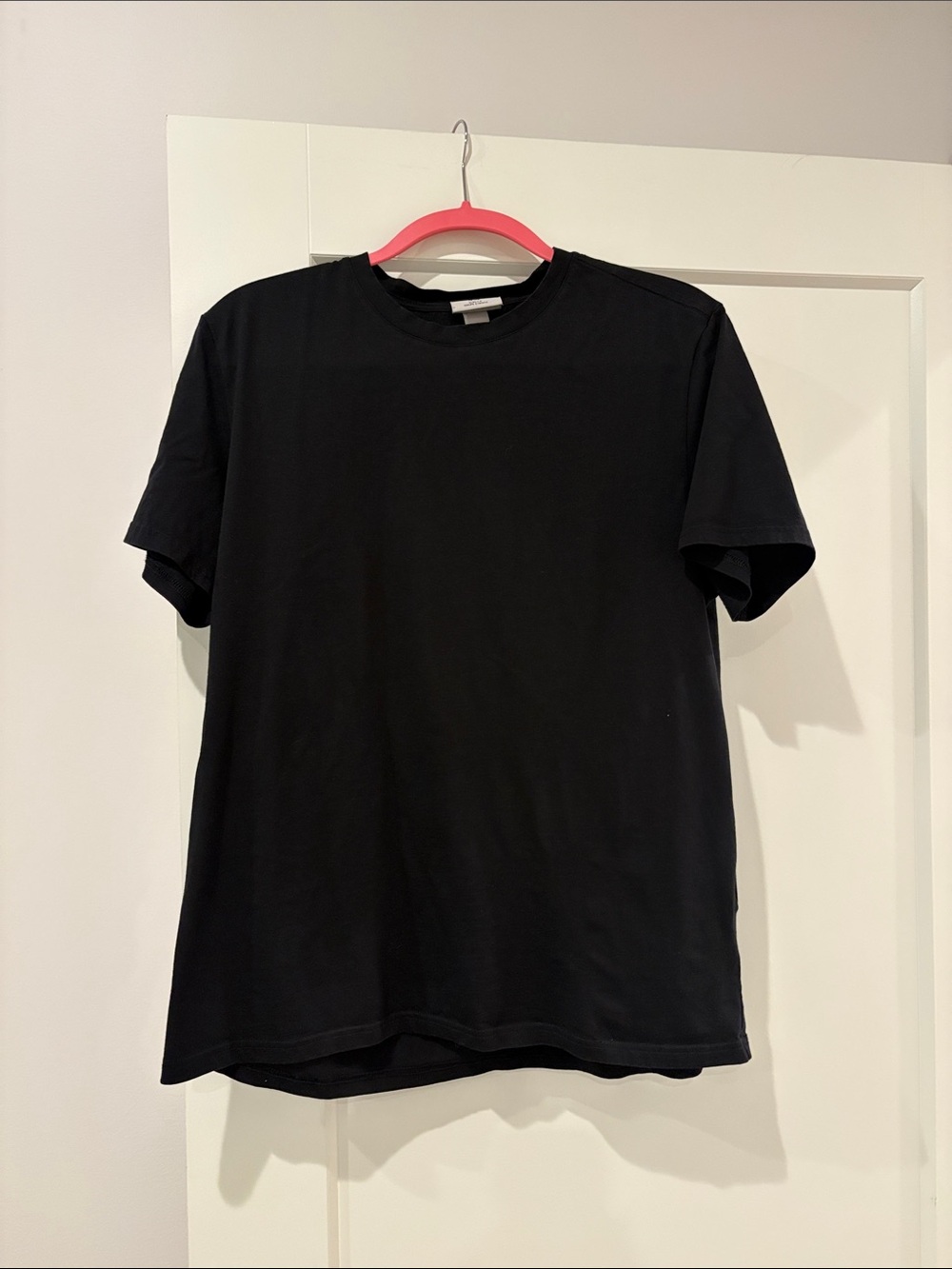 H&M Black Short Sleeve slim fit Crewneck Tee